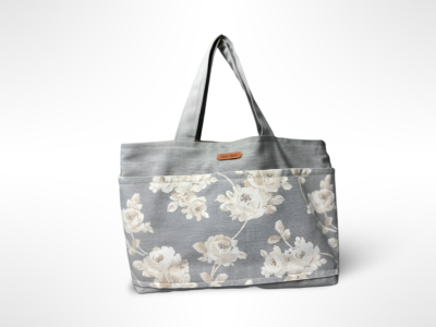 🌸 Khaki Rose Laptop Tote 🌸