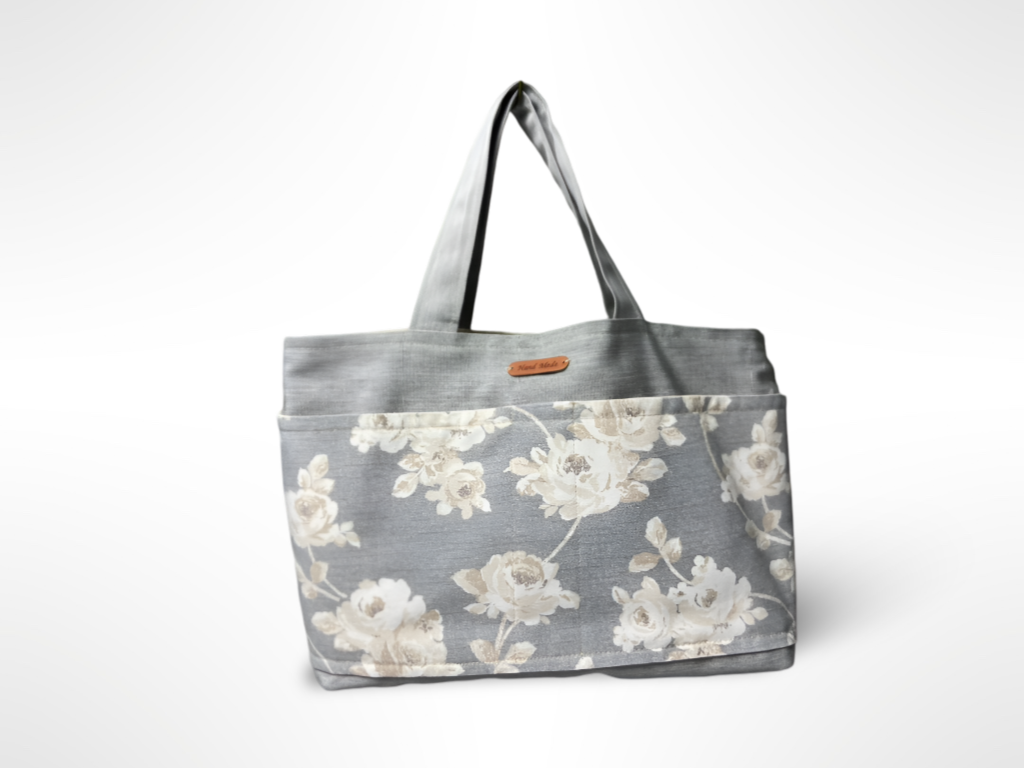 🌸 Khaki Rose Laptop Tote 🌸