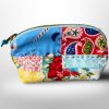 Red and Ice Blue Small Pouch