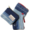 Raw Edge Denim Pouch